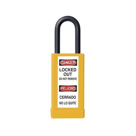 Accuform BRASS BODY PADLOCKS BODY HEIGHT KDL431YL KDL431YL